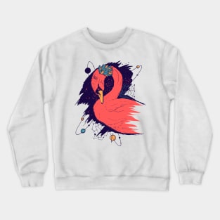 Retro Triad Swan Among The Stars Crewneck Sweatshirt